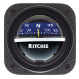 Ritchie V537B Explorer Compass  Bulkhead Mount  Blue Dial V537B