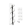 TACO 3Rod Poly Bungee Rod Holder Rack  White P03133W