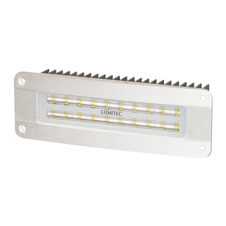 Lumitec Maxillume2  High PowerFlush Mount Flood Light  White Finish  White Dimming 101135