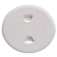 Beckson 5 TwistOut Deck Plate  White DP50W