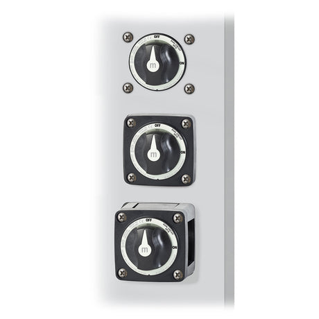 Blue Sea 6010200 Battery Switch Dual Circuit  Black 6010200