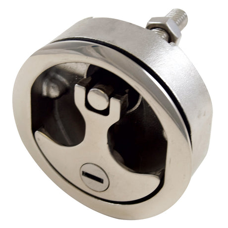 Whitecap Compression Handle  316 Stainless Steel  Locking  3 Outer Diameter S0236C