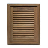Whitecap Teak Louvered Door  Frame  Right Hand  15 x 20 60724