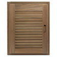Whitecap Teak Louvered Door  Frame  Right Hand  15 x 20 60724