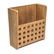 Whitecap Teak Grate Front Magazine Rack 62502