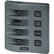 Blue Sea 4305 WeatherDeck 12V DC Waterproof Switch Panel  4 Posistion 4305