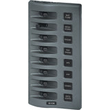 Blue Sea 4309 WeatherDeck 12V DC Waterproof Switch Panel  8 Position 4309