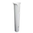 TACO Poly ThruBolt Rod Holder wMounting Holes  No Hardware  White P04011W