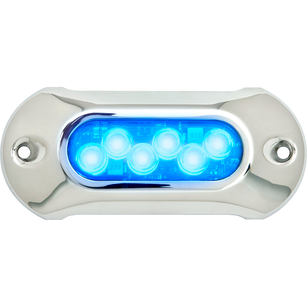 Attwood Light Armor Underwater LED Light  6 LEDs  Blue 65UW06B7