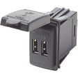 Blue Sea Dual USB Charger  24V Contura Mount 1039