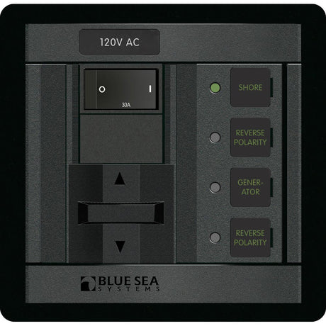 Blue Sea 1208 120V AC 2 Sources  30A 1208