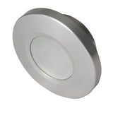 Lumitec Orbit Spectrum Flush Mount Down Light  Brushed Housing  White Dimming  RedBlue NonDimming 112507