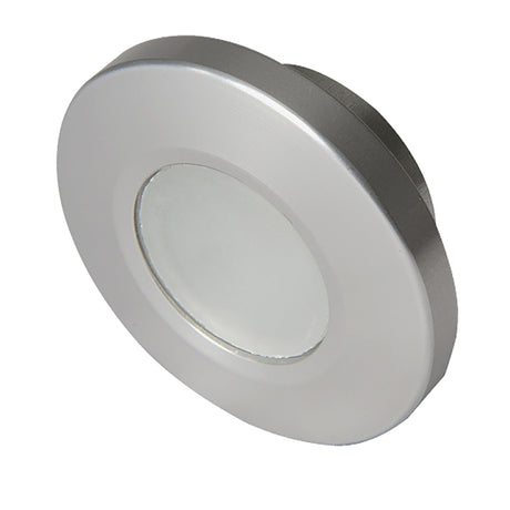 Lumitec Orbit Spectrum Flush Mount Down Light  Brushed Housing  White Dimming  RedBlue NonDimming 112507