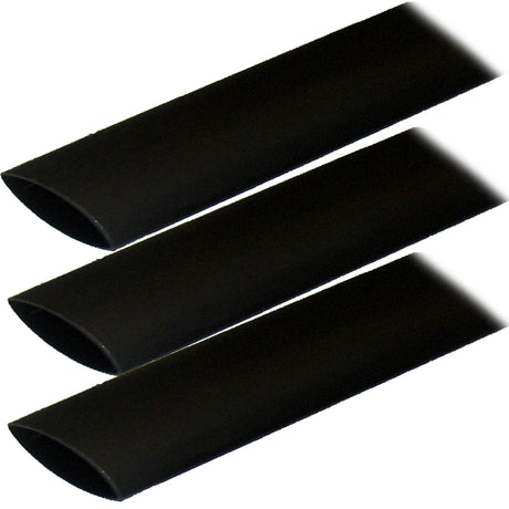 Ancor Adhesive Lined Heat Shrink Tubing ALT  1 x 12  3Pack  Black 307124