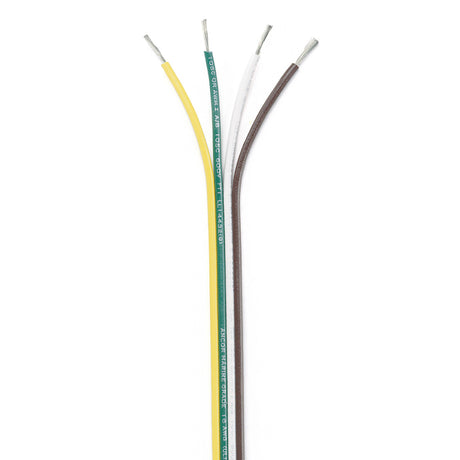 Ancor Ribbon Bonded Cable  164 AWG  BrownGreenWhiteYellow  Flat  100 154510