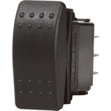 Blue Sea 7933 Contura II Switch SPDT Black  ONOFFON 7933
