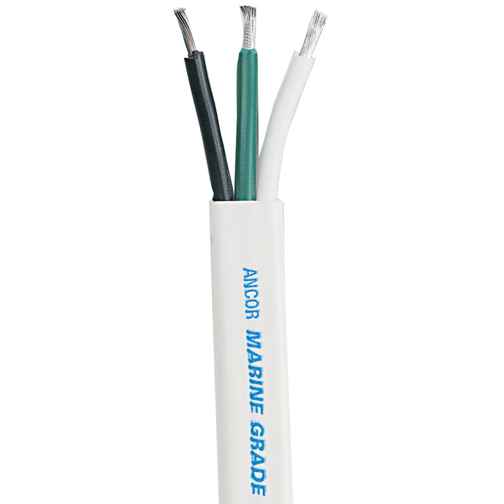 Ancor White Triplex Cable 143 AWG Flat 250 131525 – Oakdale Yacht Club
