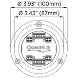 OceanLED Sport S3166S Underwater LED Light  Ultra White 012102W