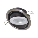 Lumitec Mirage Positionable Down Light  Spectrum RGBW Dimming  Polished Bezel 115117
