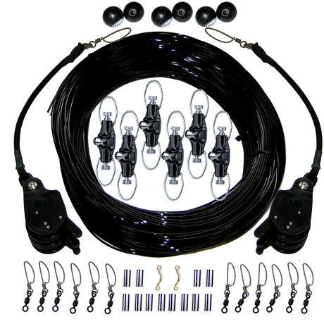 Rupp Triple Rigging Kit WLokUps  NokOuts  460 Black Mono Cord CA0160MO