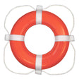 Taylor Made Foam Ring Buoy  30  Orange wWhite Grab Line 383
