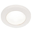 Hella Marine EuroLED 75 3 Round Screw Mount Down Light  White LED  White Plastic Rim  12V 958110011