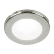 Hella Marine EuroLED 75 3 Round Screw Mount Down Light  White LED  Stainless Steel Rim  24V 958110121
