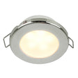 Hella Marine EuroLED 75 3 Round Spring Mount Down Light  Warm White LED  Stainless Steel Rim  12V 958109521