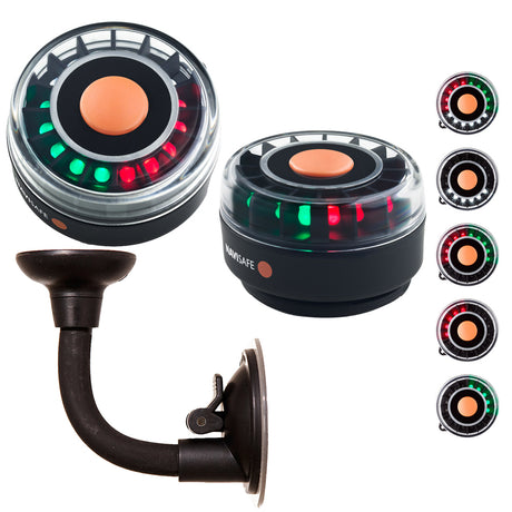 Navisafe Portable Navilight 2NM  TriColor wBendable Suction Cup Mount 305KIT2