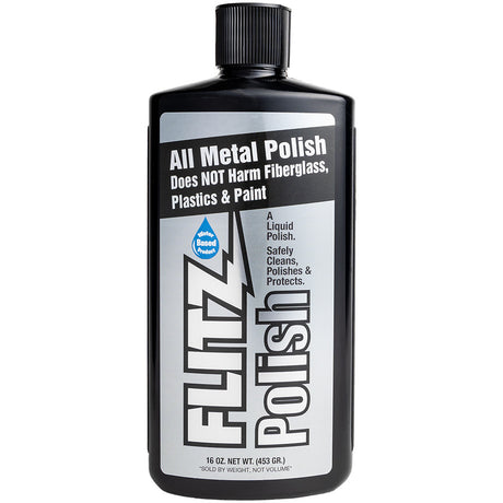 Flitz Polish  16oz Liquid Bottle  Case of 6 LQ 04506CASE