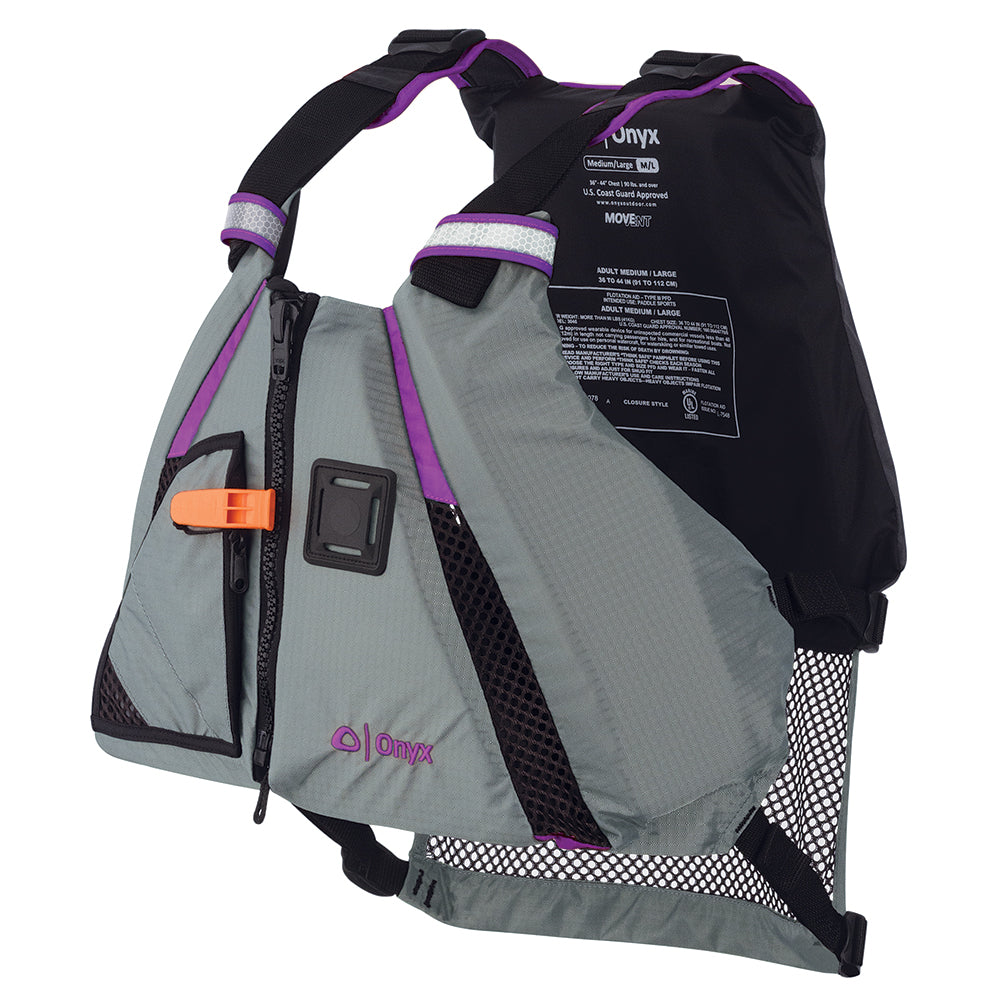 Onyx MoveVent Dynamic Paddle Sports Vest  PurpleGrey  XL2XL 12220060006018