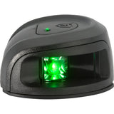 Attwood LightArmor Deck Mount Navigation Light  Black Composite  Starboard green  2NM NV2012PBG7