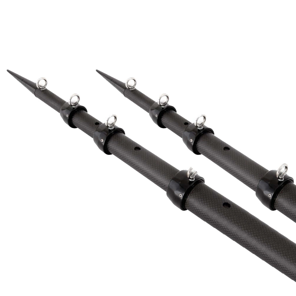 Tigress XD 3k Carbon Fiber Telescoping Outrigger Poles 18 feet Matte Black Black Pair 88679 – Oakdale Yacht Club Tigress XD 3k Carbon Fiber Telescoping Outrigger Poles 18 feet Matte Black Black Pair 88679 – Oakdale Yacht Club