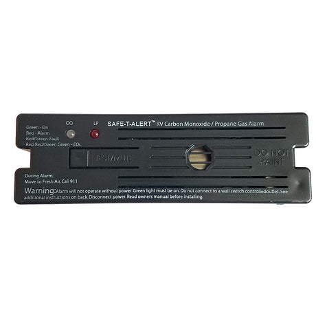 SafeTAlert Combo Carbon Monoxide Propane Alarm Surface Mount  Black 35741BL