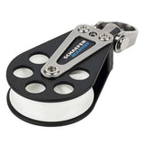Schaefer Single Aluminum Block  51mm Sheave 50405