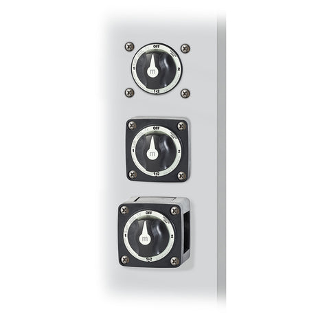 Blue Sea 6008200 mSeries Selector 3 Position Battery Switch  Black 6008200