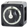 Blue Sea 6008200 mSeries Selector 3 Position Battery Switch  Black 6008200