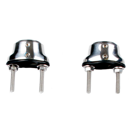 Edson Stainless Steel Pedestal Guard Mounting Feet  Pair 310ST100125
