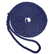 New England Ropes 38 Premium 3Strand Dock Line  Navy Blue  25 C60531200025