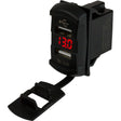 SeaDog Dual USB Rocker Switch Style Voltmeter wHidden Display 4265271