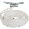 SeaDog Double Braided Nylon Dock Line  58 x 35  White 302116035WH1