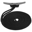 SeaDog Double Braided Nylon Dock Line  34 x 50  Black 302119050BK1