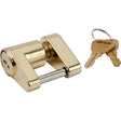 SeaDog Brass Plated Coupler Lock  2 Piece 7510301