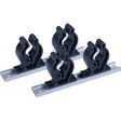 SeaDog Track Rod Holder  7 Tracks  4 Rod Clips 3250441