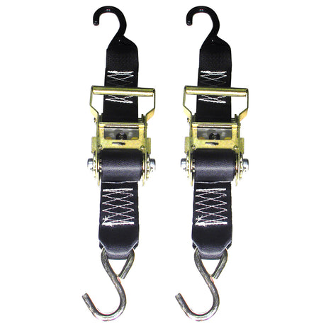 Rod Saver HeavyDuty Ratchet Trailer TieDown  2 x 5  Pair R2TTD5