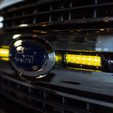 RIGID Industries 6 SRSeries SAE Compliant Fog Light  Black wYellow Light 906704