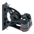 Harken 40mm Carbo Air Pivoting Lead Block wAluminum CamMatic Cleat 2156