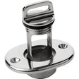 SeaDog Oblong Captive Garboard Drain  Plug  316 Stainless Steel 5200651