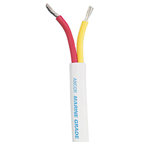 Ancor Safety Duplex Cable  122 AWG  RedYellow  Flat  25 124302