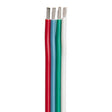 Ancor Flat Ribbon Bonded RGB Cable 164 AWG  Red Light Blue Green  White  100 160110